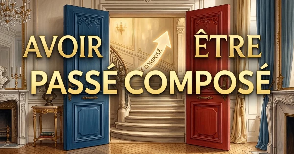 How to Choose Between "Avoir" and "Être" in French Passé Composé - visual 1