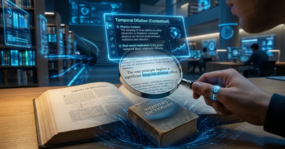 Por Qué los Diccionarios Genéricos Fallan en la Inmersión (Y Cómo Funciona la Traducción Contextual) - visual 1