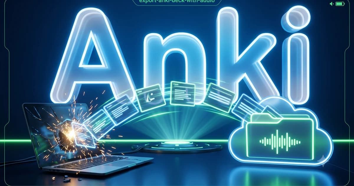 Cómo Exportar Mazos de Anki con Audio e Imágenes (Solucioná Fallos de Medios)