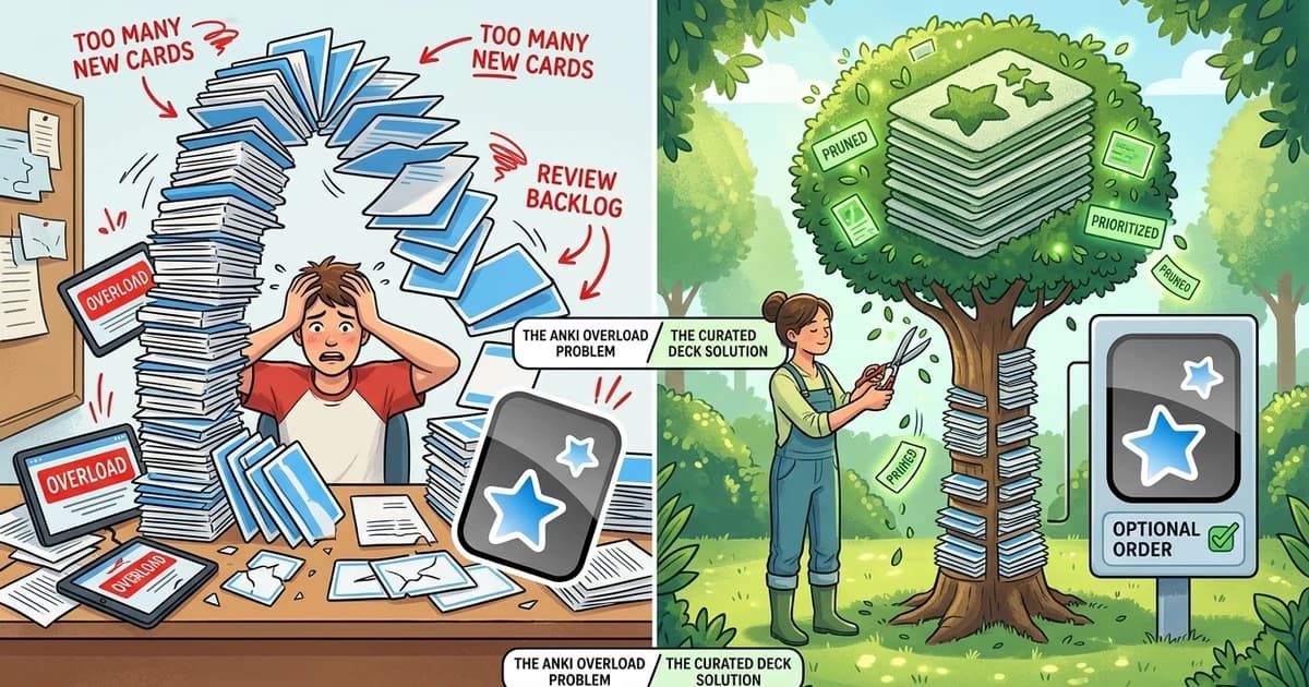 How to Fix Anki Overload: Pruning, Limits, and Smart SRS Management - visual 1