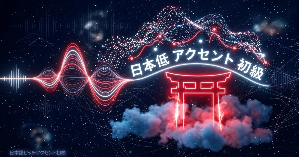 Japanese Pitch Accent for Beginners: Essential Study or Overthinking? - visual 1