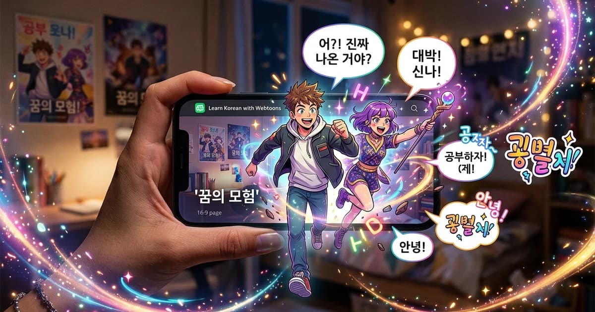 How to Learn Korean with Webtoons: Best Naver Webtoons for Beginners